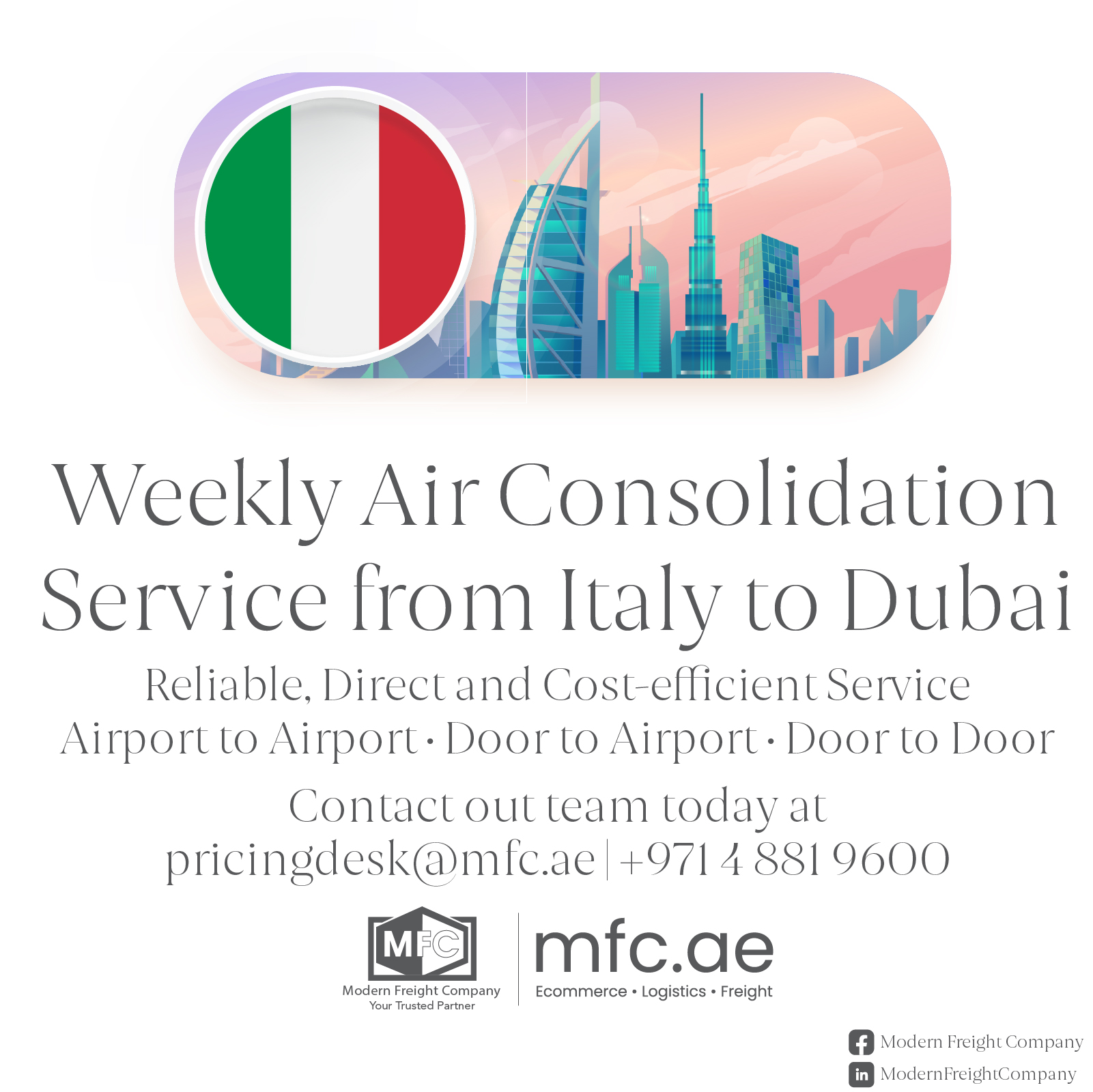 Italy Dubai Air consolidation